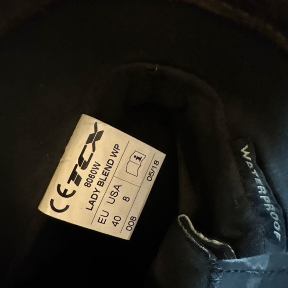 TCX Waterproof Brown Motorcycle Boots 8 Women’s - Picture 7 of 7